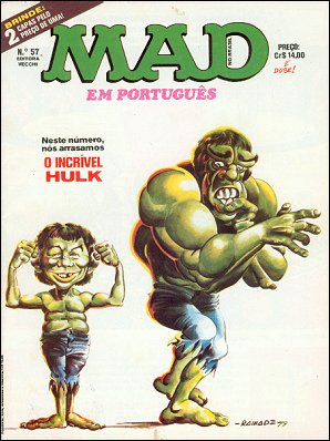 Brazil Mad, 1st Edition, #57, Back Cover