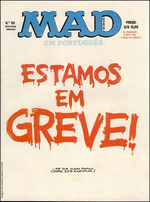Brazil Mad, 1st Edition, #59, Back Cover