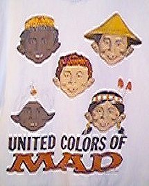 MAD T-Shirt, The Colors Of Mad Graphics Closeup