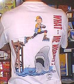 Certified MAD Shark T-Shirt, Back Graphics
