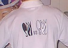 SPY Embroidered Polo Shirt, Australian (White), Rear View