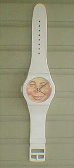 Alfred E Neuman Watch Clock