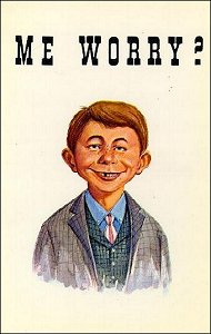 Pre MAD Postcard, "Me Worry?", White Background