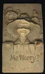 Pre-MAD Alfred "Me Worry" Plaque