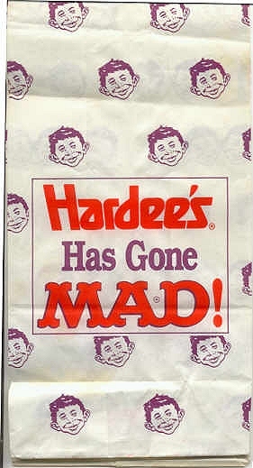 MAD Hardees Gone Mad Take Out Bag