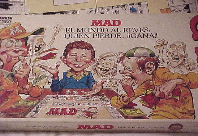 Mad Board Game, Spanish Version