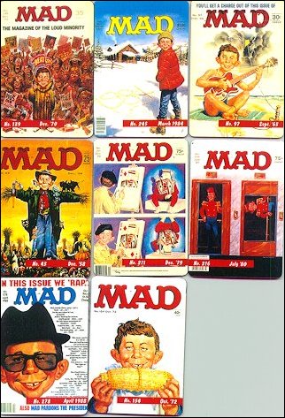 Mad Magnets, Set Of 8 Cover "Knockoffs"