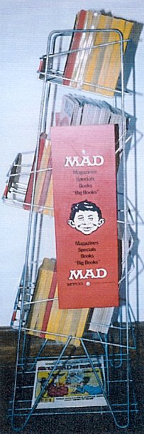 MAD Magazine Sales Rack Side View