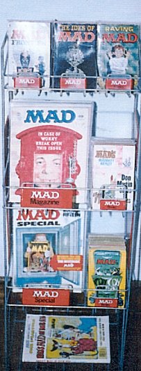 MAD Magazine Sales Rack, Front View