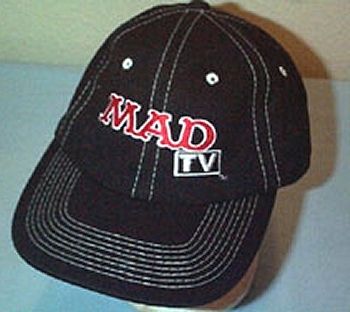 Black Mesh MAD-TV Crew Baseball Cap