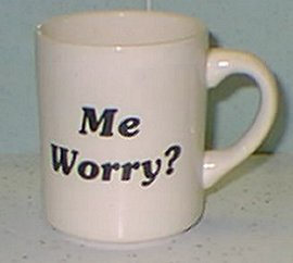 Me Worry Plain Mug