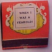 Naughty Matchbook Cover #4