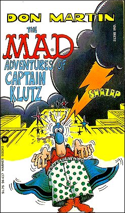 The Mad Adventures Of Captain Klutz, Warner Paperback Library, Cover Variation #1, Don Martin