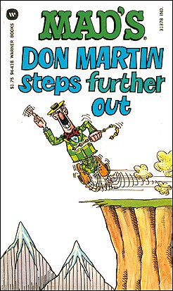 Don Martin Steps Further Out, Warner Paperback Library, Cover Variation 1