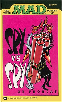 Third Mad Dossier of Spy vs Spy, Antonio Prohias, Cover Variation #2, Warner