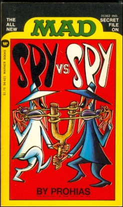 The All New MAD Secret File On Spy vs Spy, Warner Paperback Books, Cover Variation #2
