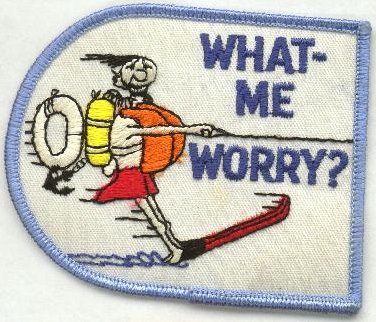 What ME Worry? Patch, Water Skiing
