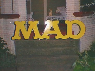 Giant MAD Logo 3D Sign