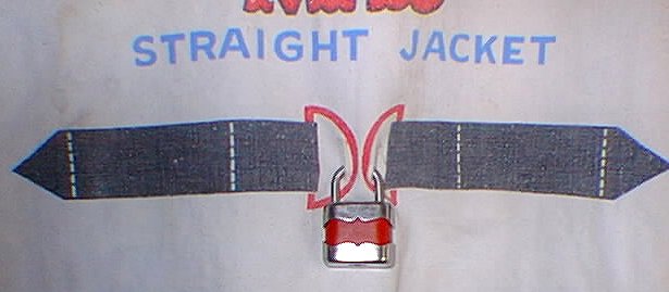 The MAD Straight Jacket, Lock Close-up