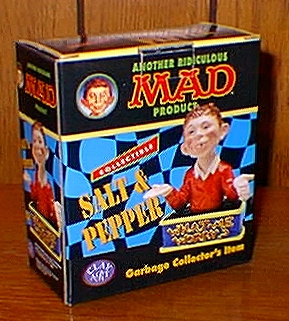 Certfied MAD Salt & Pepper Shakers Box