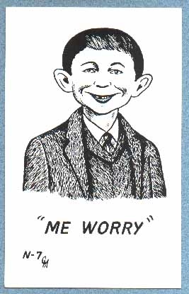 Pre-Mad "Me Worry" Card