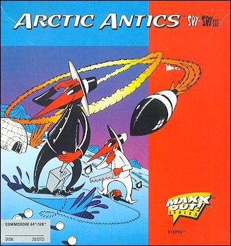 Spy vs Spy Arctic Antics C-64 Game