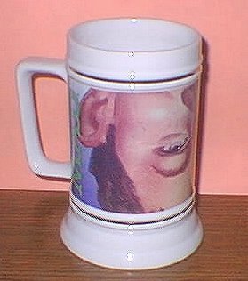 MAD Close-Up Alfred Beer Stein, Rear View