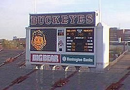 Ohio State Football Stadium Score Board