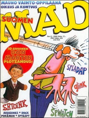 Finland Mad #187, Second Edition (2000-8)