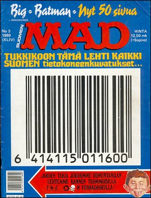 Finland Mad #74, Second Edition (1989-3)