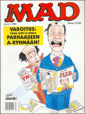 Finland Mad #117, Second Edition (1994-6)