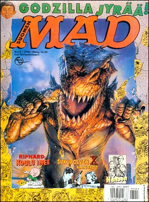 Finland Mad #163, Second Edition (1998-8)