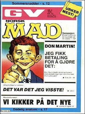 Norway Mad 1983-5