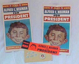 Alfred E. Neuman For President Kit, 1968