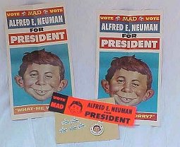 Alfred E. Neuman For President Kit, 1964