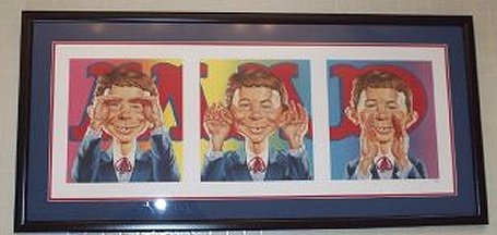 Alfred E. Neuman See, Hear, Speak No Evil Portrait