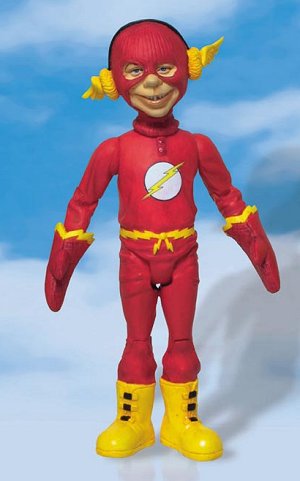 MAD Action Figure, Alfred E, Neuman As Flash, 2001