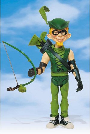 MAD Action Figure, Alfred E, Neuman As Green Lantern, 2001
