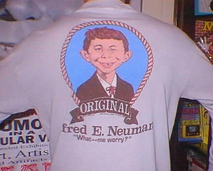 Original Alfred E Neuman Long Sleeve T-Shirt, Back View