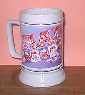Alfred E. Neuman For President Beer Stein, Rear View