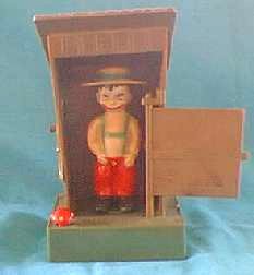 Alfred In The Outhouse, Door Open
