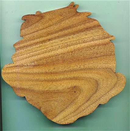 Plaque In Walnut