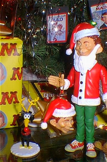 MAD Action Figure, Santa Alfred E, Neuman.1999