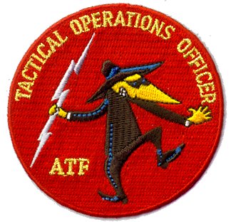 Spy vs Spy ATF Officer's Patch
