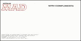 MAD Notice (Australian) "With Our Compliments"