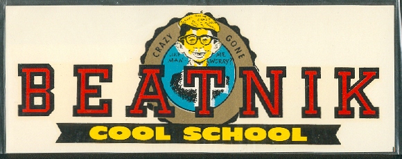 College decal set with Alfred, Closeup