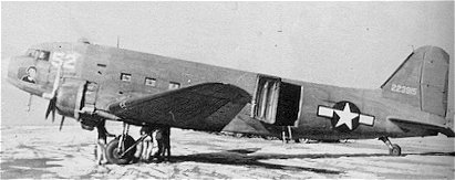 C-47 Bomber With Alfred Nose Art