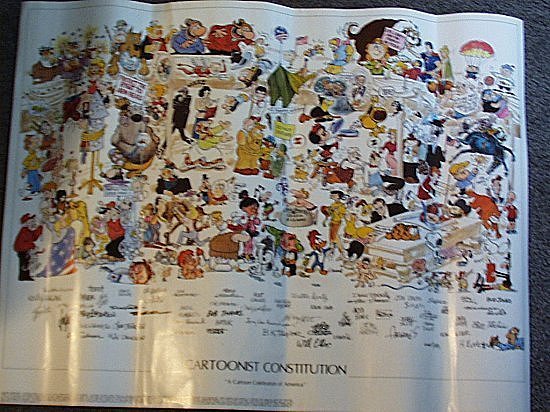 Cartoonist Constitution Poster