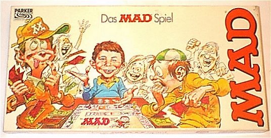 The MAD Magazine Game, German Board Game, Version #1