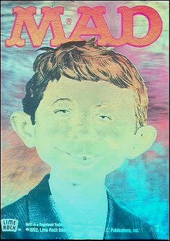 Alfred E Neuman Holgram Card